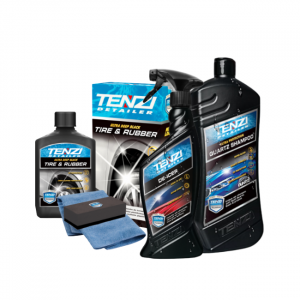 Tire protection & car shampoo kit