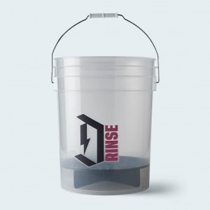 DUEL RINSE BUCKET - with grit